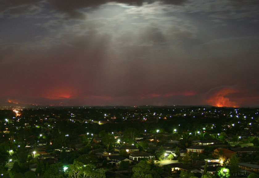 Photo taken from the roof at Doncaster shopping centre_Black Saturday 07 -02-09.jpg