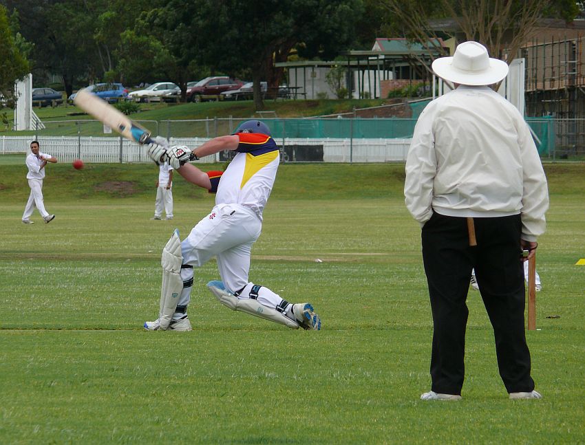 Smithy cover drive vs Southerns, Day One.jpg